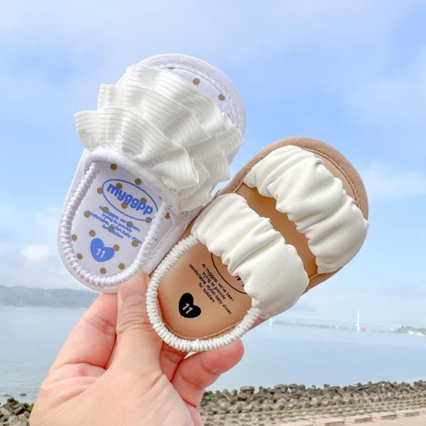 Casual Baby Girl Boy Sandals Breathable Open Toe Anti Slip Toddler First Walker Shoes Summer Outdoor Party Beach Slipper