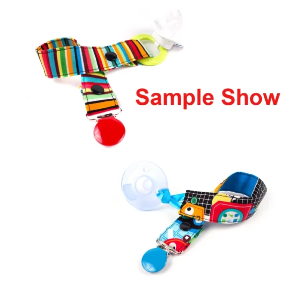 Wholesale 30 Pcs Baby Pacifier Clips Round Metal Holders Attache Sucette Baby Soother Clasps Safety Funny Accessories 25mm - Image 5