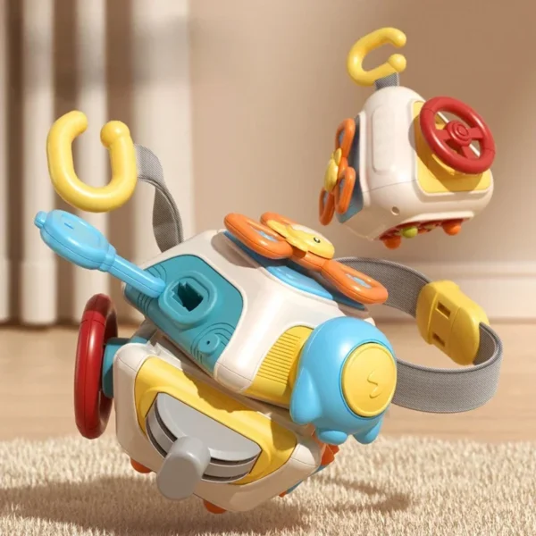 10 in 1 Baby Busy Board Infant Carseat Plane Travel Toy Educational Learning Fidget Toys for Toddlers 1-3Y Old Boys Girls Gift - Image 6