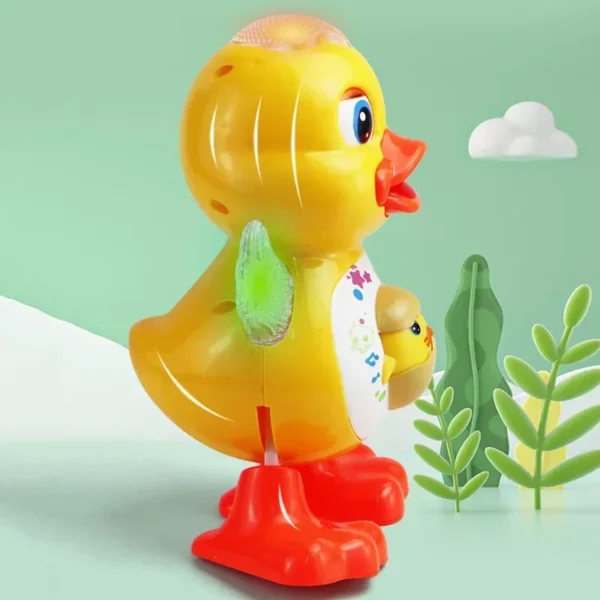 Electric Dancing Duck Funny Blink Eyes Flashing Light Shake The Body Cute Musical Cartoon Animal Educational Toy Children Gift - Image 6