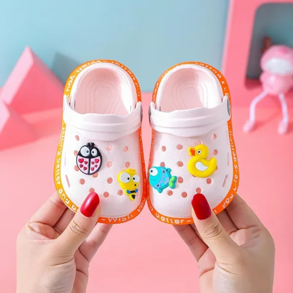 2-6Y Children New Cute Cartoons Kids Mules Clogs Summer Garden Beach Slippers Sandals Cave Hole Baby Shoes For Boys Girls - Image 5