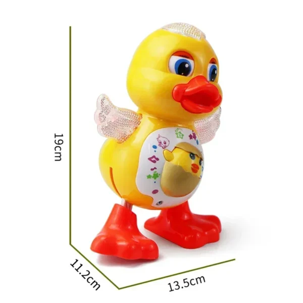 Electric Dancing Duck Funny Blink Eyes Flashing Light Shake The Body Cute Musical Cartoon Animal Educational Toy Children Gift - Image 5