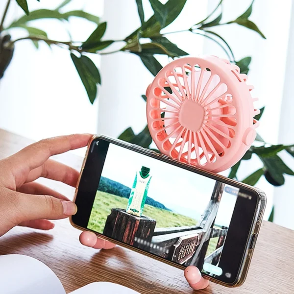 Fan for Cart Stroller Fans Portable Outdoor Fan Clip On for Baby 600mAh USB Rechargeable Handheld Electric Fan for Home 3 Speeds - Image 5