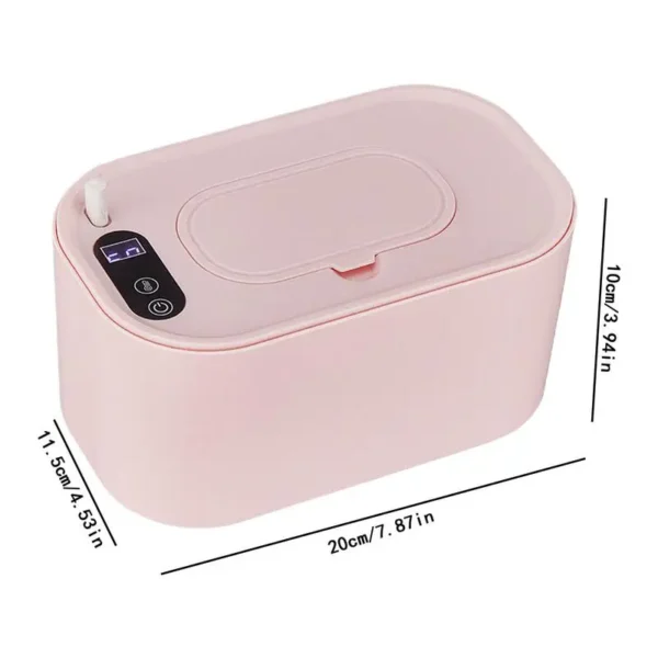 Baby Wipe Warmer Portable Large Capacity Wipes Dispenser USB Wipe Warmer Adjustable Wipe Heater Constant Temperature Diaper Wipe - Image 11