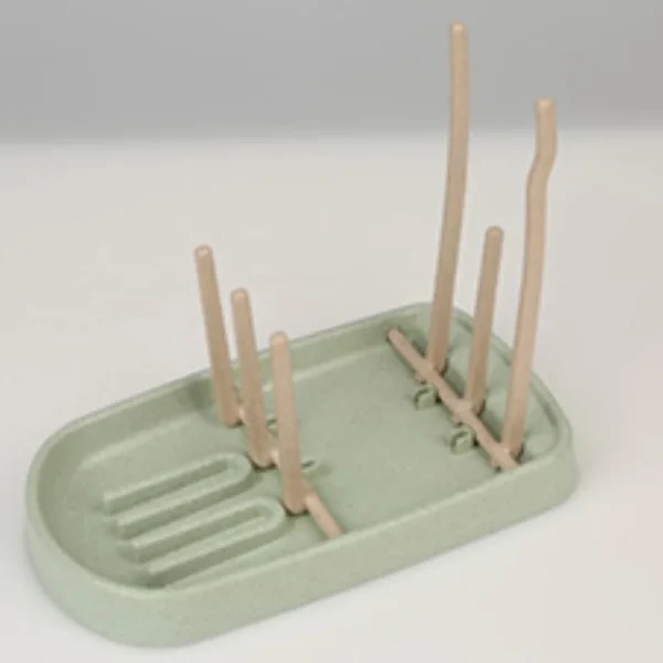 Baby Bottle Wheat Straw Drying Rack Feeding Cup Holder Removable Rack Cleaning Pacifiers Accessories Storage Drying Shelf Clean - Image 10