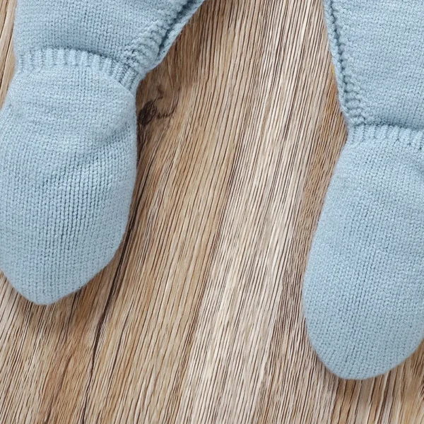 Newborn Baby Romper Knitted Infant Children Clothes Fashion Striped 0-9M Overalls Boy Girl Jumpsuit Long Sleeve Autumn Foot Wrap - Image 6