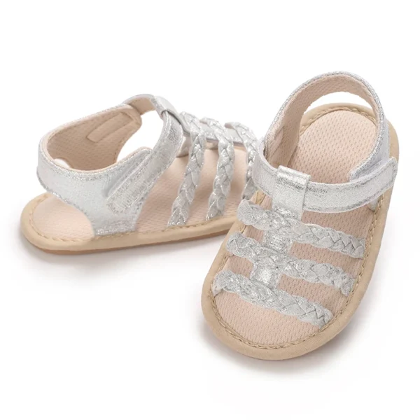 Cute 0-18M Baby Girl Sandals With High-Quality Soft Bottom Anti Slip Exposed Toes Summer Outdoor First Walk - Image 2