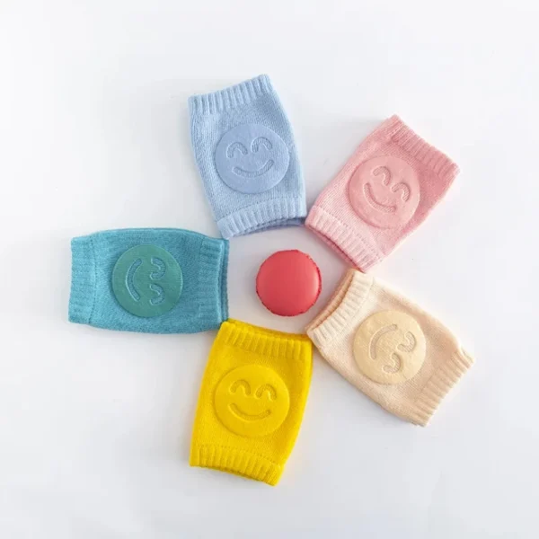 Baby Accessories Knee Pads Leg Warmer Gaiter Safety Smile Girl Boy Kids Crawling Elbow Kneepad Slips Toddlers Protector Infant - Image 7