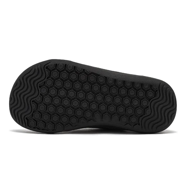 HOBIBEAR Boys Girls Barefoot Shoes Kids Wide Toe Minimalist Sneakers Lightweight Hook Loop Artificial Leather Shoes - Image 6