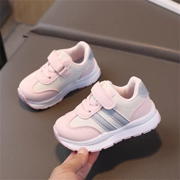 2025 New Autumn Baby Shoes Mesh Breathable Toddler Boys Sneakers Girls Sport Shoes Soft Sole Fashion little Kids Shoes EU 16-25 - Image 4