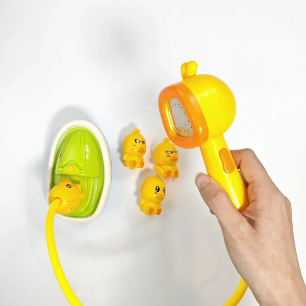 Baby Shower Bathroom Water Playing Little Yellow Duck Flower Shower Divine Device Water Spray Water Playing Toy - Image 4
