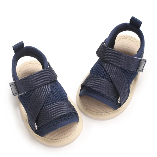 Fashionable 0-18M Baby Cute Open toed Pre school Summer Sandals Casual Soft Cloth Bottom Non slip Single Shoes for Women - Image 6