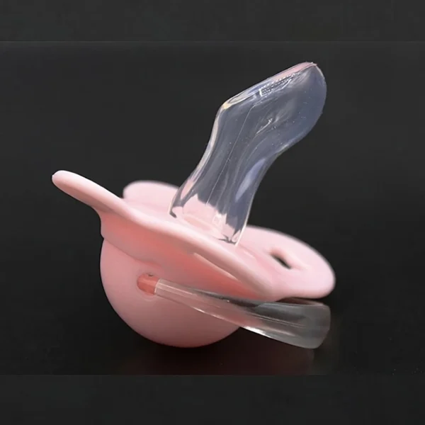 4-Color Silicone Baby Pacifier with Thumb & Round Nipple,Daily Use Flower Design Soother Pacifier with Cover for Kids - Image 3