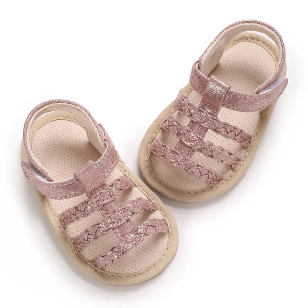 Cute 0-18M Baby Girl Sandals With High-Quality Soft Bottom Anti Slip Exposed Toes Summer Outdoor First Walk - Image 5