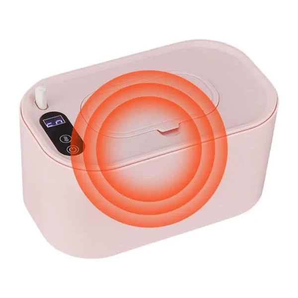 Baby Wipe Warmer Portable Large Capacity Wipes Dispenser USB Wipe Warmer Adjustable Wipe Heater Constant Temperature Diaper Wipe