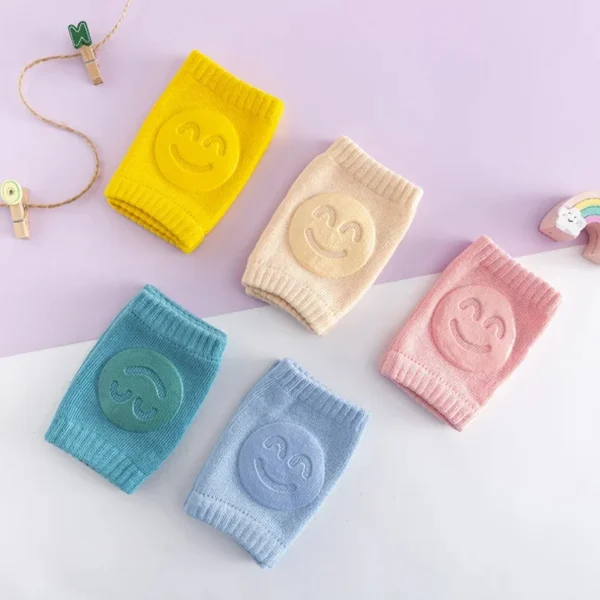 Baby Accessories Knee Pads Leg Warmer Gaiter Safety Smile Girl Boy Kids Crawling Elbow Kneepad Slips Toddlers Protector Infant - Image 5